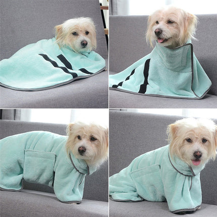 Hunde Bademantel