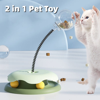 Feline Frenzy Interactive Treat Dispenser Ball-0