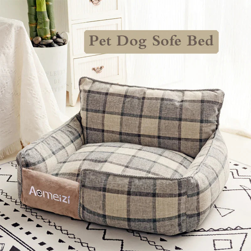 Big Dog Bed Removable Pet Sofa Bed For Small Medium Big Dogs Washable Cat House Mats Soft Pet Sleeping Beds Dog Accessories-0