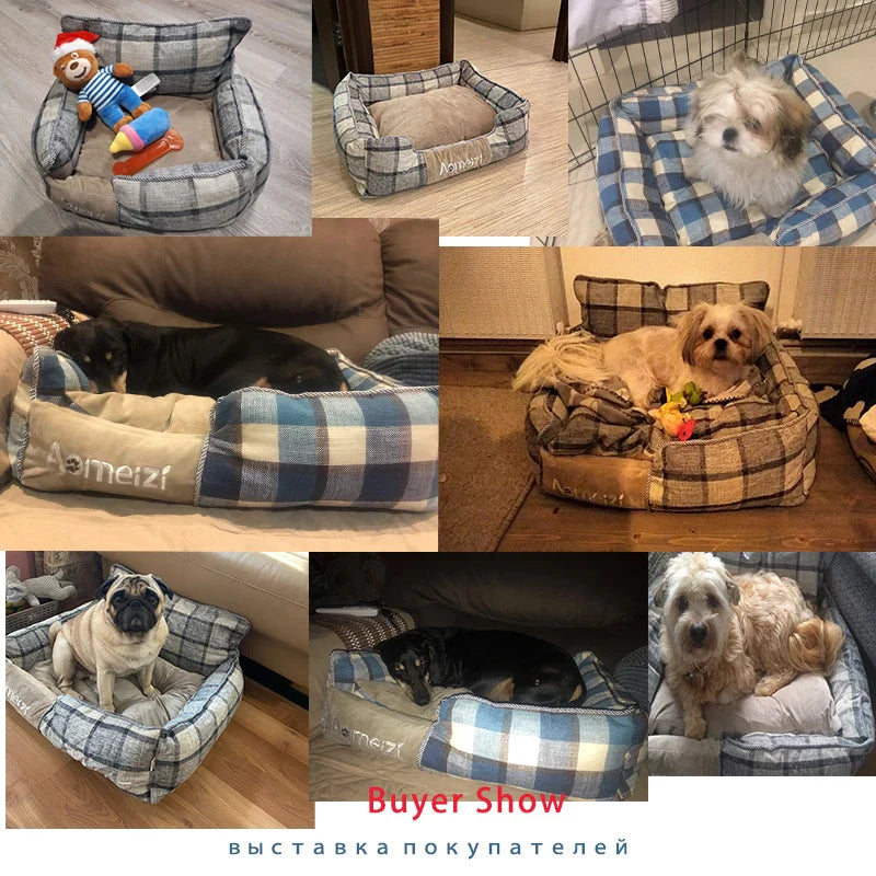 Big Dog Bed Removable Pet Sofa Bed For Small Medium Big Dogs Washable Cat House Mats Soft Pet Sleeping Beds Dog Accessories-4