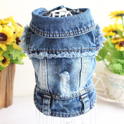 Denim-Frühlings Hunde -Jacke