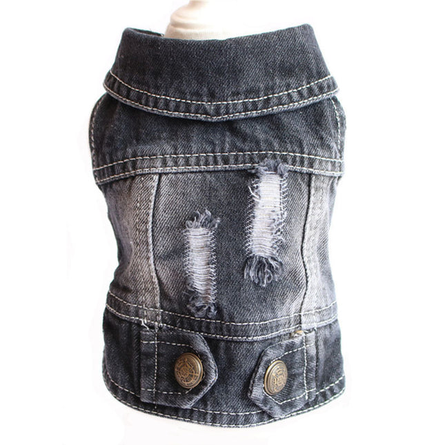 Denim-Frühlings Hunde -Jacke