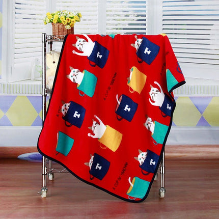 Flanell - Korallen - Fleece - Decke - Bud and Sunny