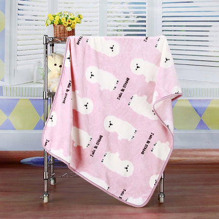 Flanell - Korallen - Fleece - Decke - Bud and Sunny