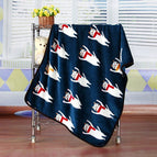 Raise Your Hand Cat Navy Blue / 100x75cm