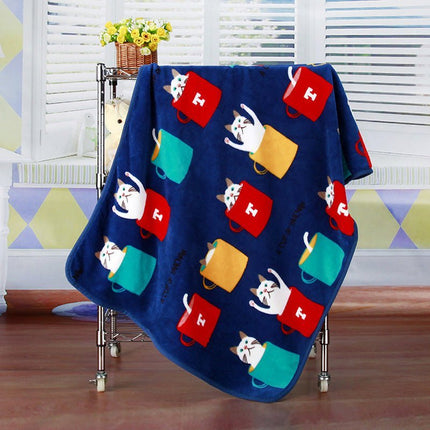 Flanell - Korallen - Fleece - Decke - Bud and Sunny