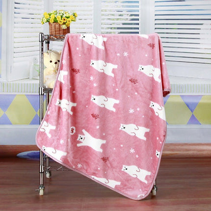 Flanell - Korallen - Fleece - Decke - Bud and Sunny