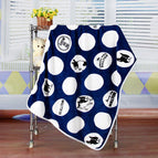 Polka Dot Bullfight Blue / 100x75cm