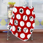 Polka Dot Bullfight Red / 100x75cm