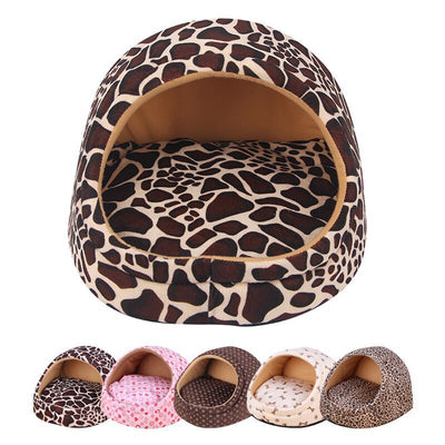 Pet Dog House Winter Warm Mat Breathable Cave Basket Soft Pet Sofa Non-slip Bed Nest For Cats Dogs Pets Deep Sleeping Supplies-0