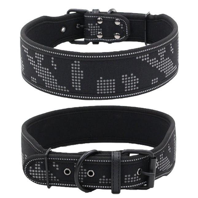 Reflektierendes, bequemes Hundehalsband. - Bud and Sunny